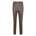 Molly Yeşil Kadın Deri Pantolon