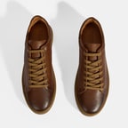 Monikar Taba Erkek Deri Bağcıklı Günlük Ayakkabı