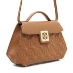 Monte Kadın Monogram Deri Omuz Askılı Çanta