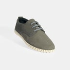 Moriya Gri Erkek Deri Bağcıklı Günlük Ayakkabı