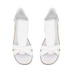 Nadine Beyaz Kadın DesaComfort Deri Sandalet