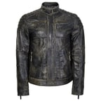 Nancy Vintage Erkek Deri Mont