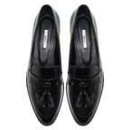 Narciso Siyah Kadın Deri Loafer Günlük Ayakkabı