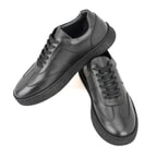 Naut Siyah Erkek Deri Günlük Ayakkabı