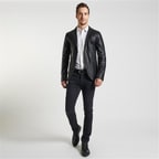 Nestor Erkek Deri Blazer Ceket