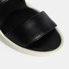 Nicole Siyah Kadın DesaComfort Deri Sandalet