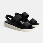 Nicole Siyah Kadın DesaComfort Deri Sandalet