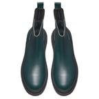 Ninny Haki Kadın Yandan Lastikli Deri Chelsea Bot