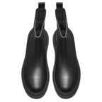 Ninny Siyah Kadın Yandan Lastikli Deri Chelsea Bot