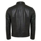 Nobert Lacivert Erkek Deri Ceket