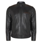 Nobert Lacivert Erkek Deri Ceket