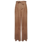 Norah Kadın Süet Bol Paça Pantolon