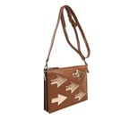 Oklu Kadın Deri Omuz Askılı Çanta