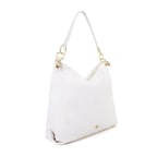 Oksana Beyaz Kadın Deri Omuz Çantası