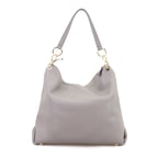 Oksana Gri Kadın Deri Omuz Çantası