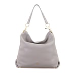 Oksana Gri Kadın Deri Omuz Çantası