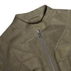 Origa Kadın Yaprak Panelli Deri Ceket