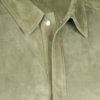 Osvaldo Yeşil Erkek Süet Gömlek