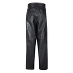 Pasquale Siyah Erkek Deri Pantolon