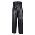 Pasquale Siyah Erkek Deri Pantolon