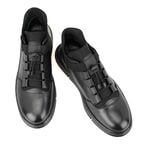 Pavel Siyah Erkek Bağcıklı Deri Bot