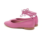 Pembe Basilo Kadın Deri Babet