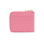 Pembe Kapitone Kadın Deri Cüzdan
