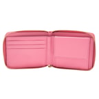 Pembe Kapitone Kadın Deri Cüzdan