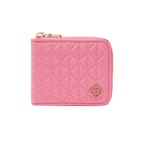 Pembe Kapitone Kadın Deri Cüzdan