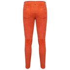 Pembe Roisin Kadın Stretch Deri Pantolon