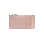 Pembe Welkin Kadın Deri Kartlık