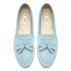 Peppard Mavi Kadın Süet Loafer