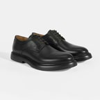 Perdita Siyah Erkek Deri Bağcıklı Klasik Ayakkabı