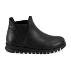 Phoebe Siyah Kadın DesaComfort Lastikli Deri Bot