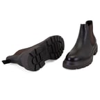 Pietsa Kahve Erkek Lastikli Deri Chelsea Bot