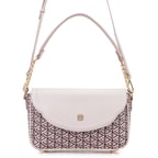Plante Bej Kadın Monogram Omuz Çantası