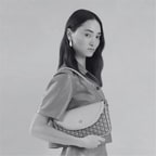 Plante Siyah Kadın Monogram Omuz Çantası