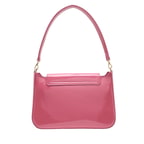 Poppy Fuşya Kadın Rugan Deri Omuz Çantası