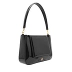 Poppy Siyah Kadın Rugan Deri Omuz Çantası 
