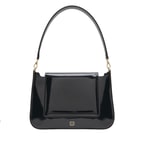 Poppy Siyah Kadın Rugan Deri Omuz Çantası 