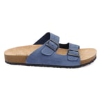 Porter Lacivert Erkek Nubuk Terlik