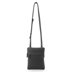 Pranav Siyah Erkek Deri Postacı Çantası