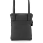 Pranav Siyah Erkek Deri Postacı Çantası