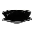 Pranav Siyah Erkek Deri Postacı Çantası