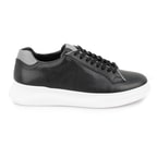 Reese Siyah Erkek Deri Günlük Ayakkabı