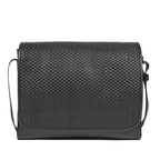 Remi Erkek Örgü Deri Postacı Çantası