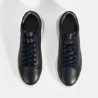 Reminya Lacivert Erkek Deri Bağcıklı Günlük Ayakkabı