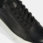 Reminya Siyah Erkek Deri Bağcıklı Günlük Ayakkabı