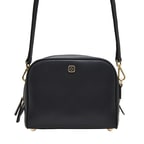 Rieke Siyah Kadın Deri Omuz Çantası