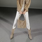 Rio Bej Kadın Desenli Süet Deri Kovboy Çizmesi